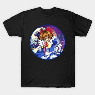 Classic Sakura Girl Japanese Manga T-Shirt